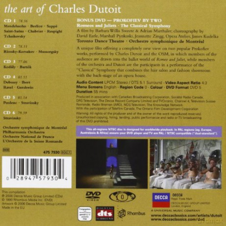 Dutoit: The Art Of Charles Dutoit [6CD]
