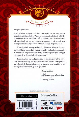 Winda widmo. Seria niefortunnych zdarzeń - Lemony Snicket [KSIĄŻKA]