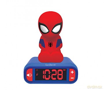 Alarm Clock with Night Light 3D design SpiderMan and sound effects