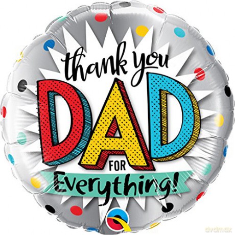 Balon foliowy 18 QL RND Thank you Dad for eveything