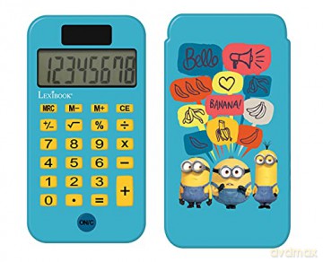 Minions Pocket calculator with protection cover
