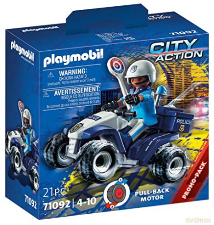 Playmobil. 71092 Policyjny speed quad