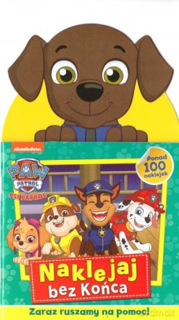 Psi Patrol- Naklejki na numerki- Ruszamy [KSIĄŻKA]
