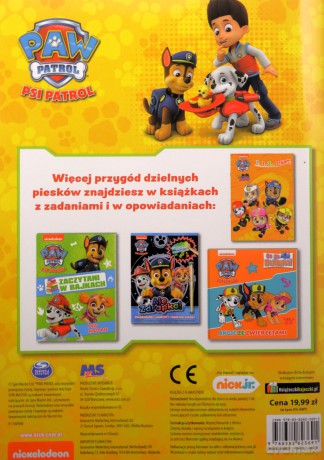 Psi Patrol- Zadania do ścierania- Przyjaciele [KSIĄŻKA]