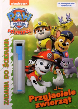 Psi Patrol- Zadania do ścierania- Przyjaciele [KSIĄŻKA]