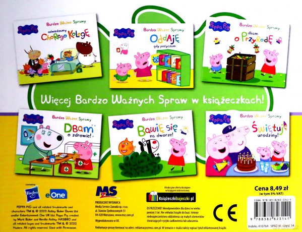 Świnka Peppa- Bardzo ważne sprawy- Mówie [KSIĄŻKA]