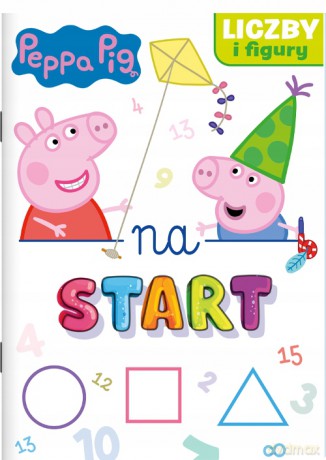 Świnka Peppa- Na start- Liczby i figury [KSIĄŻKA]