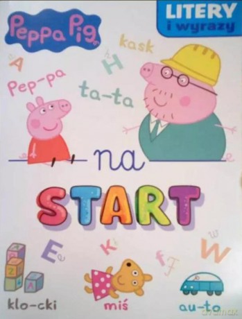 Świnka Peppa- Na start- Litery i wyrazy [KSIĄŻKA]