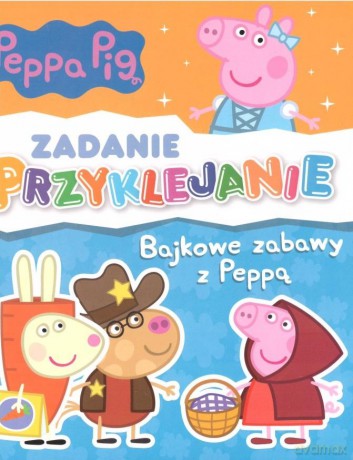Świnka Peppa- Zadanie przyklejanie [KSIĄŻKA]