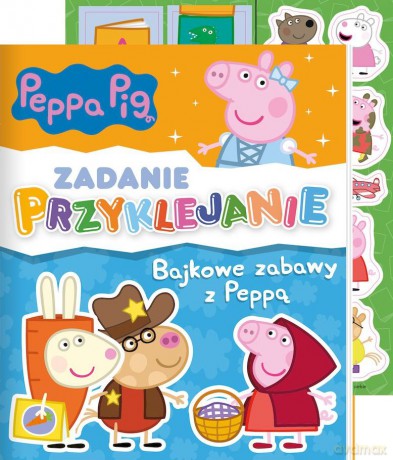 Świnka Peppa- Zadanie przyklejanie [KSIĄŻKA]