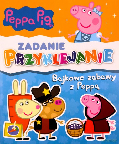 Świnka Peppa- Zadanie przyklejanie [KSIĄŻKA]