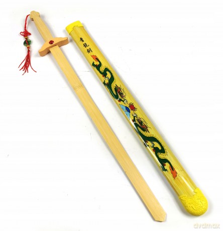 Zabawka MIECZ bambusowy, miecz Zielonego Smoka 63x4 cm NT0928