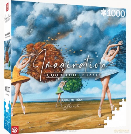 1000 el. The Shape of Color Green, Olbiński [PUZZLE]