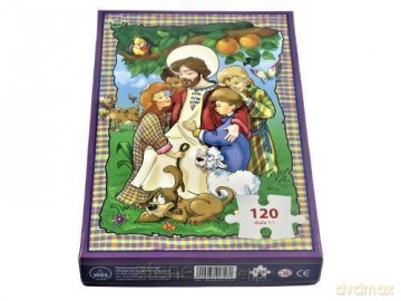 120 el. - Jezus wśród dzieci [PUZZLE]