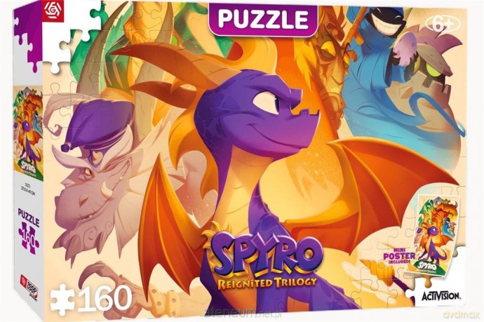 160 el. Spyro Reignited Trilogy: Heroes [PUZZLE]