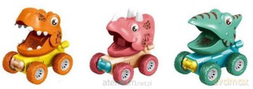 Auto Dinozaur naciskany MIX