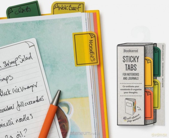 Bookaroo Znaczniki samoprzylepne - Zielone