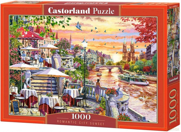 CASTORLAND 1000 el. Romantic City Sunset [PUZZLE]
