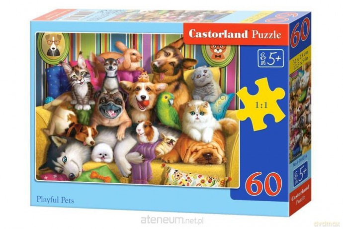 CASTORLAND 60 el. Playful Pets [PUZZLE]