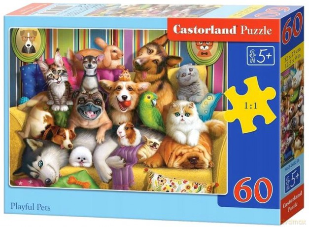 CASTORLAND 60 el. Playful Pets [PUZZLE]