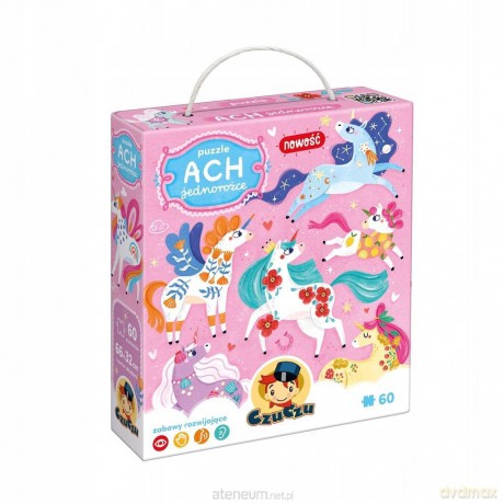 CzuCzu Puzzle Ach Jednorożce 4+ [PUZZLE]