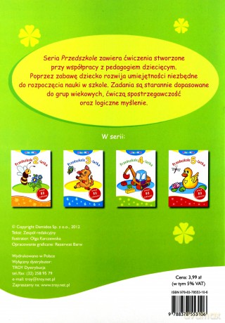 Przedszkole 4-Latka Mała Sowa [KSIĄŻKA]
