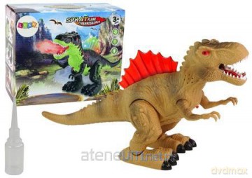 Dinozaur ziejący ogniem brązowy [FIGURKA]
