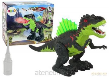 Dinozaur ziejący ogniem zielony [FIGURKA]