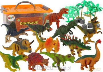 Dinozaury z akcesoriami 24el [FIGURKA]