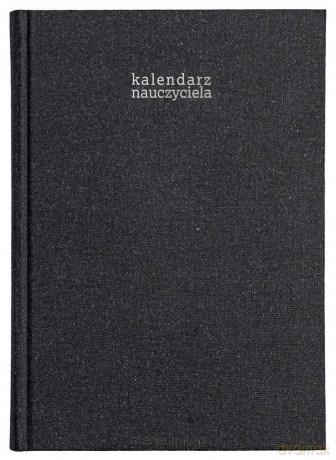Kalendarz nauczyciela 2023/24 A5 tygodniowy Len czarny [KALENDARZ]