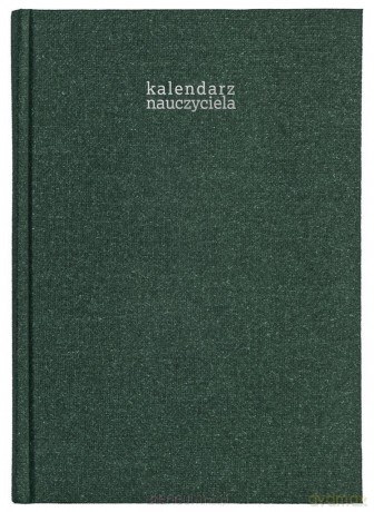 Kalendarz nauczyciela 2023/24 A5 tygodniowy Len zielony [KALENDARZ]