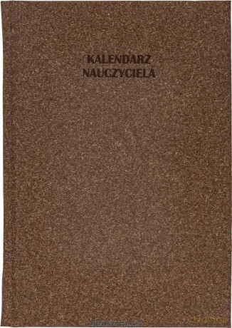 Kalendarz nauczyciela 2023/24 A5 tygodniowy natura brązowy [KALENDARZ]