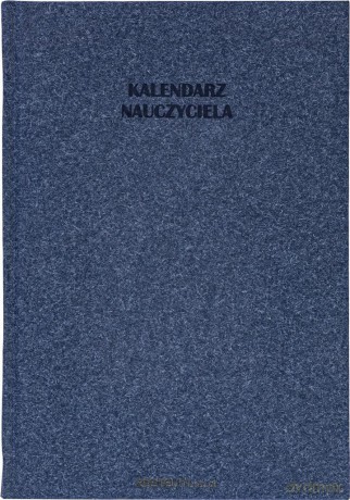 Kalendarz nauczyciela 2023/24 A5 tygodniowy natura granat [KALENDARZ]