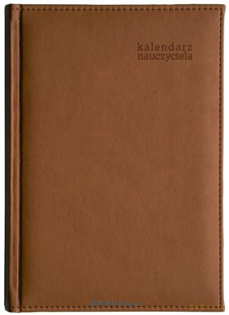 Kalendarz nauczyciela 2023/24 B5 tygodniowy brązowy [KALENDARZ]