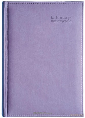 Kalendarz nauczyciela 2023/24 B5 tygodniowy fioletowy [KALENDARZ]