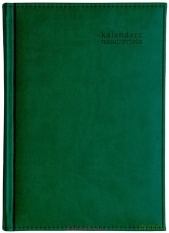 Kalendarz nauczyciela 2023/24 B5 tygodniowy zielony [KALENDARZ]
