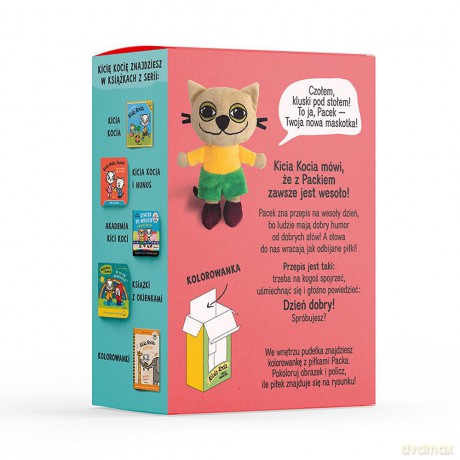 Kicia Kocia - maskotka Pacek w pudełku