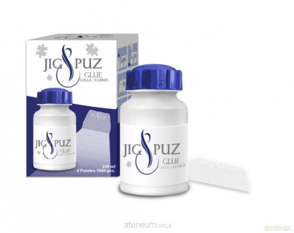 Klej do puzzli ze szpatułką do 4000 elementów [PUZZLE]