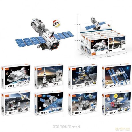 Klocki - pojazdy kosmiczne mix 8w1 [KLOCKI]