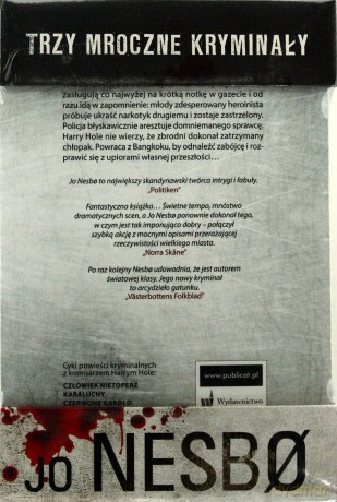 Pakiet Trzy Mroczne Kryminały Karaluchy/ Łowcy Głów/ Upiory - Jo Nesbo [KSIĄŻKA]