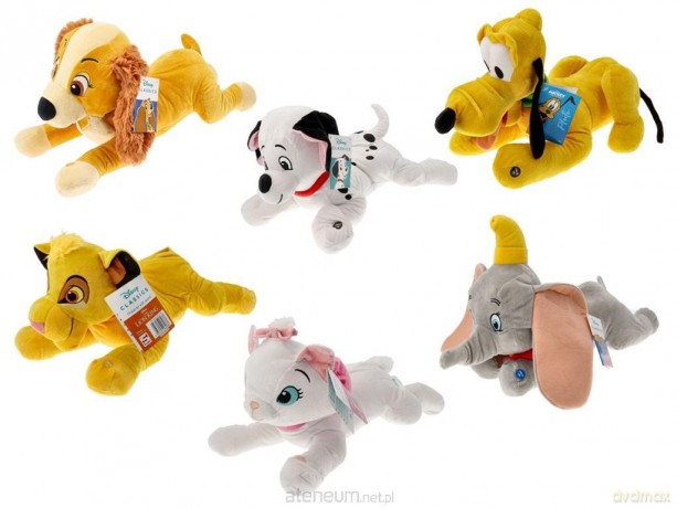 Maskotka leżąca klasyk Disney 50 cm z dźwiękiem