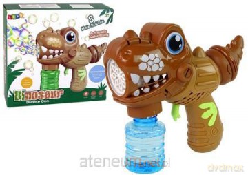 Maszynka do baniek mydlanych dinozaur brązowy