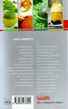 Lody I Sorbety Dobra Kuchnia [KSIĄŻKA]