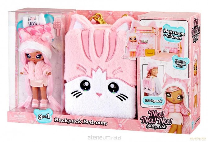 Na Na Na Surprise Bedroom Playset Pink Kitty (2szt)