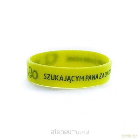 Opaska silikonowa dzieci - Szukającym - zielona