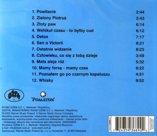 Dżem: Wehikul Czasu vol.1 [CD]