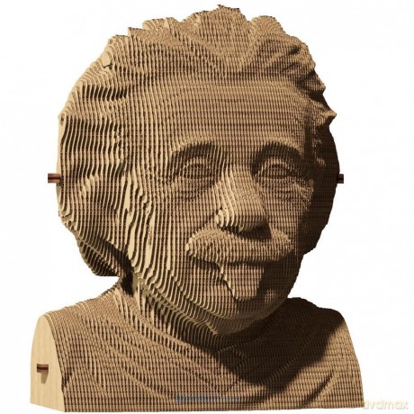 Puzzle 3D kartonowe - Albert Einstein [PUZZLE]