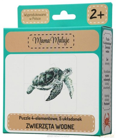 Puzzle 4-elementowe Zwierzęta wodne [PUZZLE]