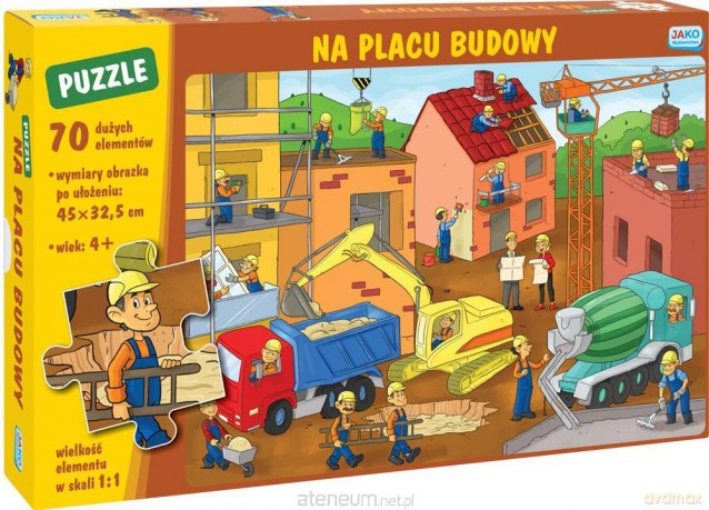 Puzzle 70 Na placu budowy [PUZZLE]