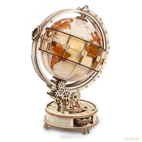 Puzzle Drewniane - 3D - Świecący Globus [PUZZLE]